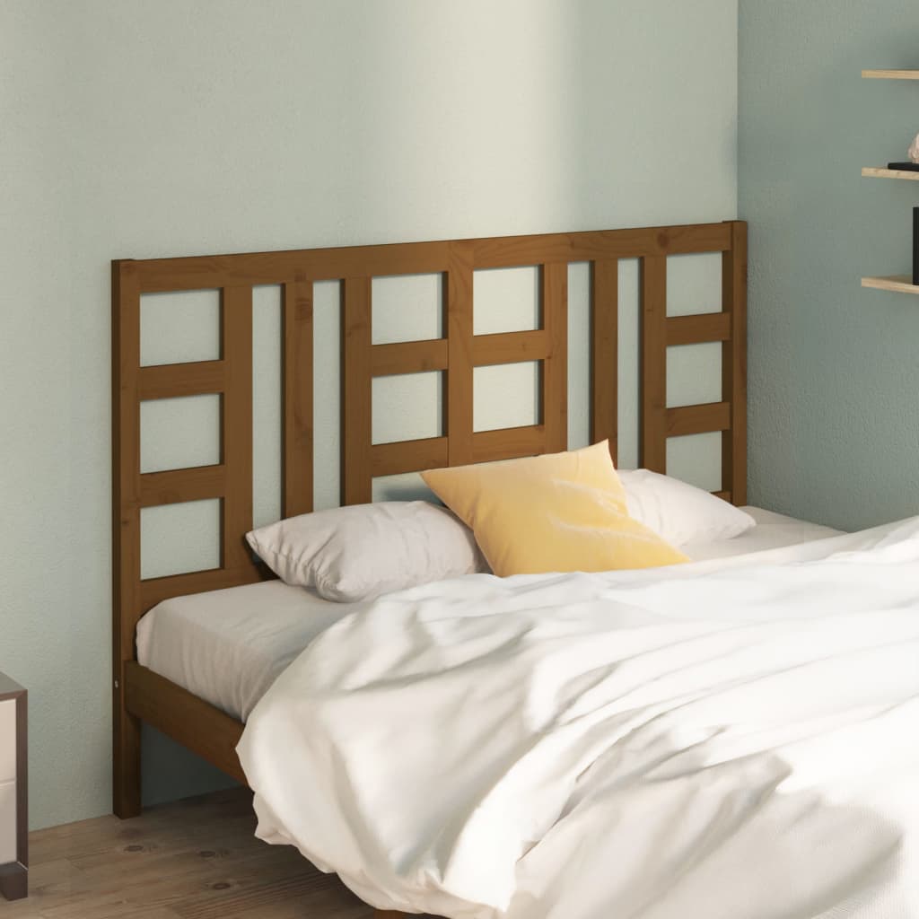 Testiera Per Letto Ambra 156X4X100 Cm In Legno Massello Di Pino