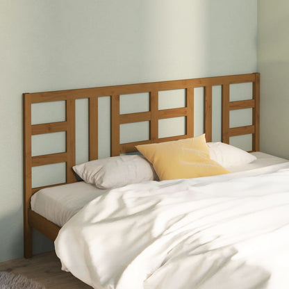 Testiera Per Letto Ambra 156X4X100 Cm In Legno Massello Di Pino