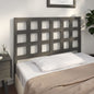Testiera Per Letto Nera 80,5X4X100 Cm In Legno Massello Di Pino