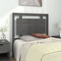 Testiera Per Letto Nera 80,5X4X100 Cm In Legno Massello Di Pino