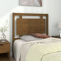 Testiera Per Letto Nera 80,5X4X100 Cm In Legno Massello Di Pino
