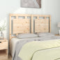 Testiera Per Letto Nera 80,5X4X100 Cm In Legno Massello Di Pino