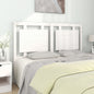 Testiera Per Letto Nera 80,5X4X100 Cm In Legno Massello Di Pino
