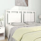 Testiera Per Letto Nera 80,5X4X100 Cm In Legno Massello Di Pino