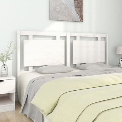 Testiera Per Letto Nera 80,5X4X100 Cm In Legno Massello Di Pino