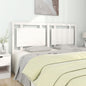 Testiera Per Letto Nera 80,5X4X100 Cm In Legno Massello Di Pino
