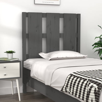 Testiera Per Letto Nera 155,5X4X100Cm In Legno Massello Di Pino
