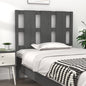 Testiera Per Letto Nera 155,5X4X100Cm In Legno Massello Di Pino