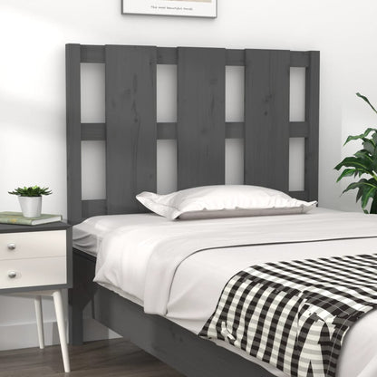 Testiera Per Letto Nera 155,5X4X100Cm In Legno Massello Di Pino