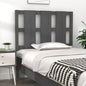 Testiera Per Letto Nera 155,5X4X100Cm In Legno Massello Di Pino