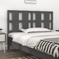 Testiera Per Letto Nera 155,5X4X100Cm In Legno Massello Di Pino