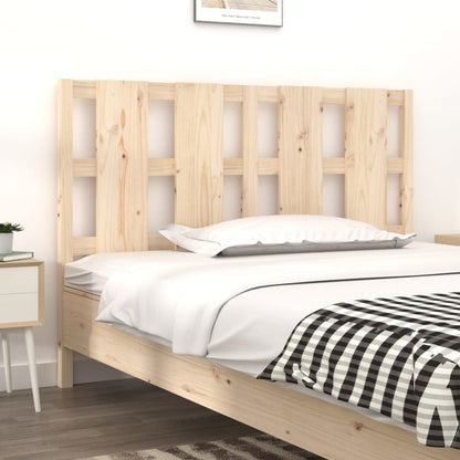 Testiera Per Letto Nera 155,5X4X100Cm In Legno Massello Di Pino