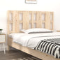 Testiera Per Letto Nera 155,5X4X100Cm In Legno Massello Di Pino