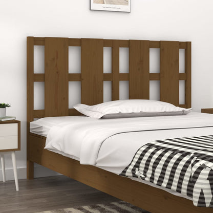 Testiera Per Letto Nera 155,5X4X100Cm In Legno Massello Di Pino