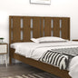 Testiera Per Letto Nera 155,5X4X100Cm In Legno Massello Di Pino