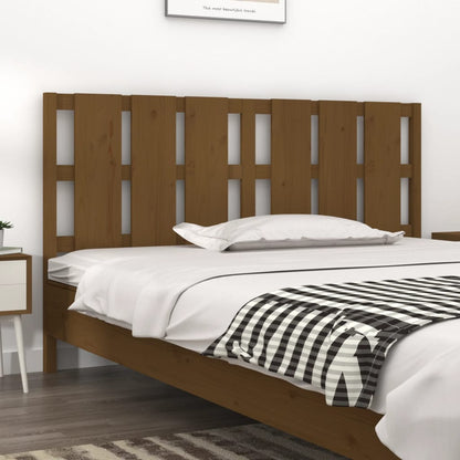 Testiera Per Letto Nera 155,5X4X100Cm In Legno Massello Di Pino