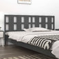 Testiera Per Letto Nera 155,5X4X100Cm In Legno Massello Di Pino
