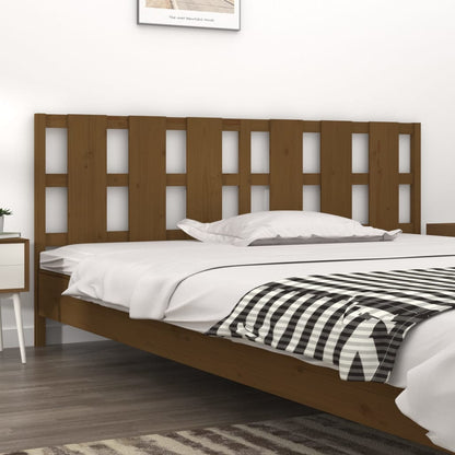 Testiera Per Letto Nera 155,5X4X100Cm In Legno Massello Di Pino