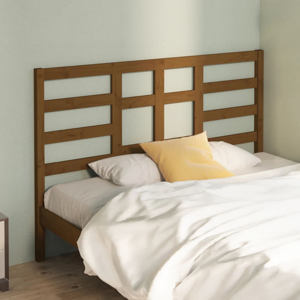Testiera Per Letto Ambra 186X4X104 Cm In Legno Massello Di Pino