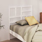 Testiera Per Letto Bianca 81X4X104 Cm In Legno Massello Di Pino Bianco