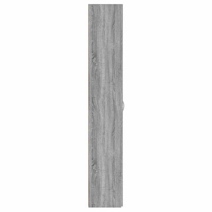 Armadio Per Ufficio Grigio Sonoma 60X32X190Cm Legno Multistrato