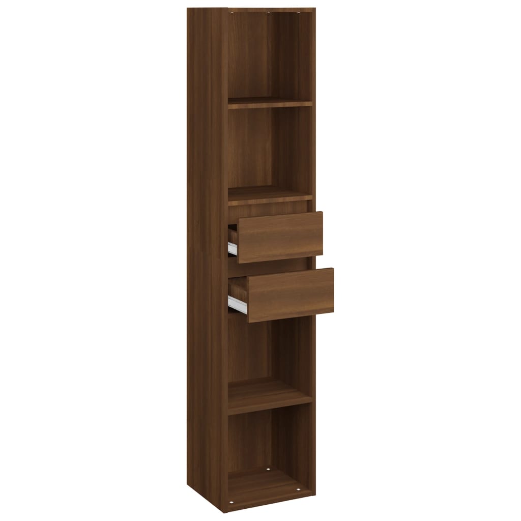 Libreria Rovere Marrone 36X30X171 Cm In Legno Multistrato