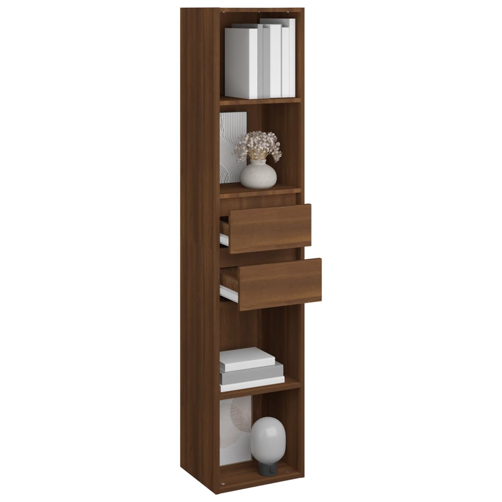 Libreria Rovere Marrone 36X30X171 Cm In Legno Multistrato