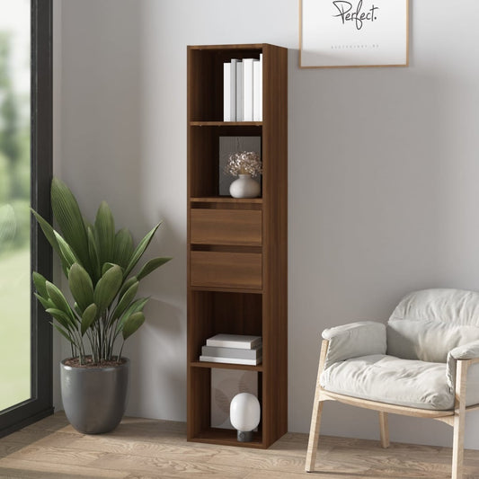 Libreria Rovere Marrone 36X30X171 Cm In Legno Multistrato