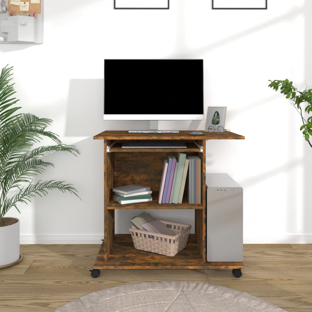 Scrivania Computer 80X50X75 Cm Legno Multistrato