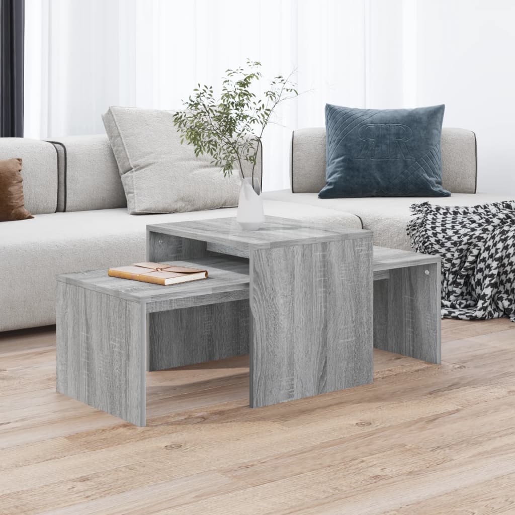 Set Tavolini Da Salotto 100X48X40 Cm Multistrato