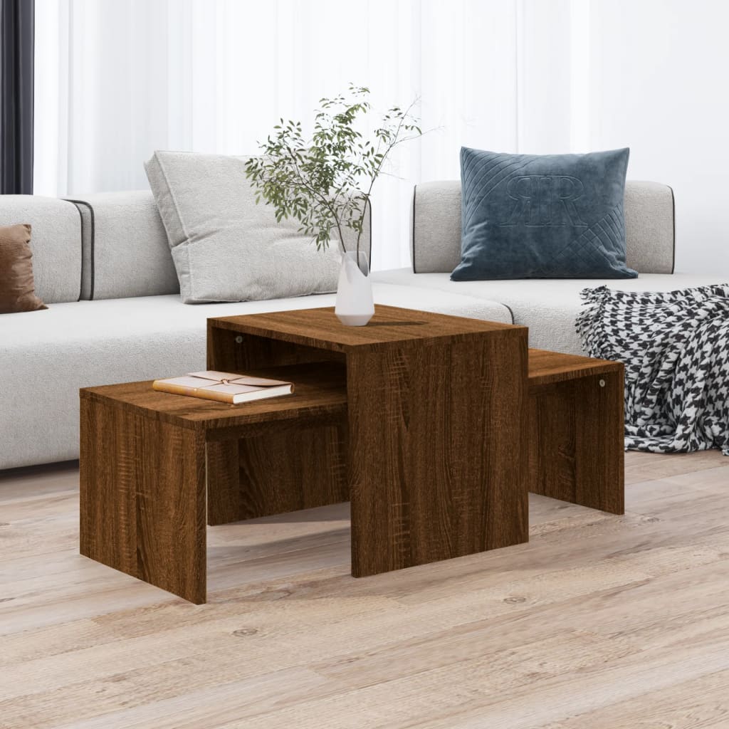 Set Tavolini Da Salotto 100X48X40 Cm Multistrato