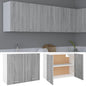 Mobile Pensile “Riga” 40X29,5X60 Cm Grigio Sonoma