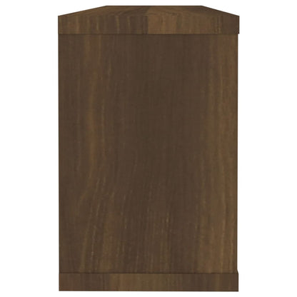 Mensole Cubo Muro 2Pz In Multistrato Rovere Marrone