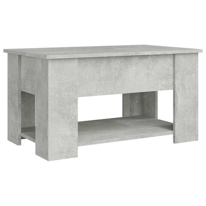 Tavolino Da Salotto Grigio Cemento 79X49X41Cm Legno Multistrato