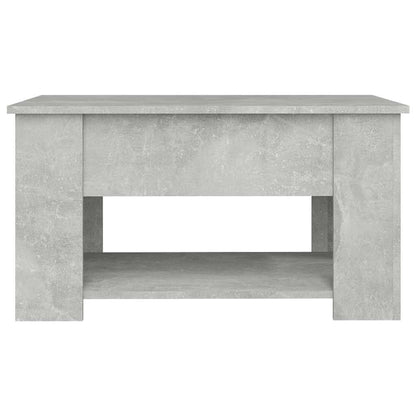 Tavolino Da Salotto Grigio Cemento 79X49X41Cm Legno Multistrato