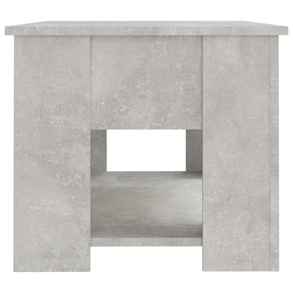 Tavolino Da Salotto Grigio Cemento 79X49X41Cm Legno Multistrato