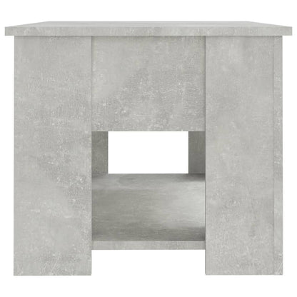 Tavolino Da Salotto Grigio Cemento 79X49X41Cm Legno Multistrato