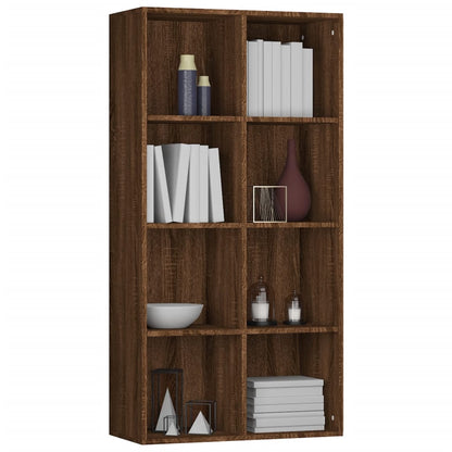 Libreria/Credenza Rovere Marrone 66X30X130 Cm Legno Multistrato
