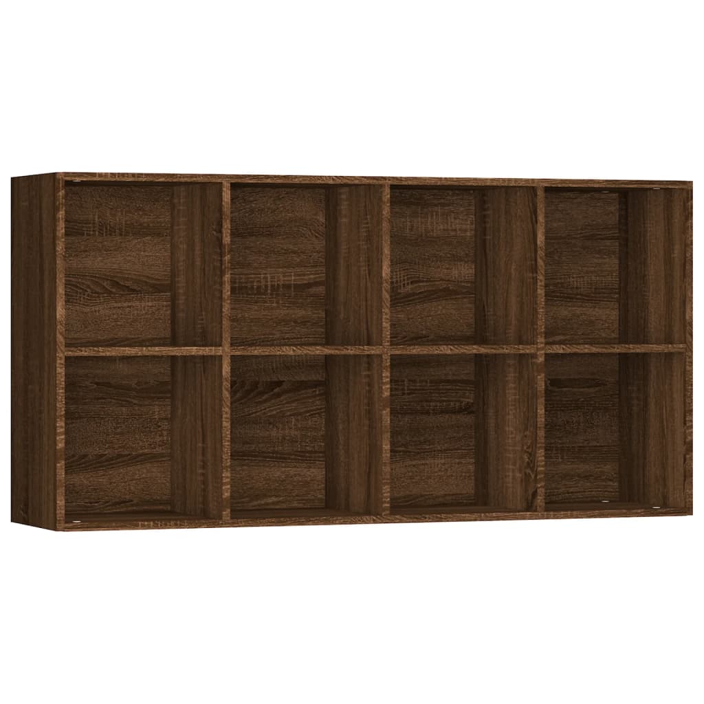 Libreria/Credenza Rovere Marrone 66X30X130 Cm Legno Multistrato