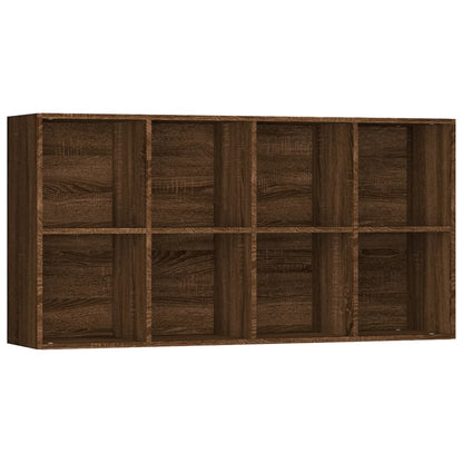Libreria/Credenza Rovere Marrone 66X30X130 Cm Legno Multistrato
