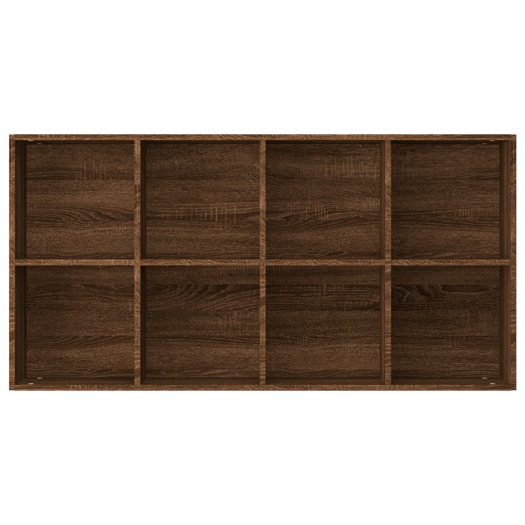 Libreria/Credenza Rovere Marrone 66X30X130 Cm Legno Multistrato