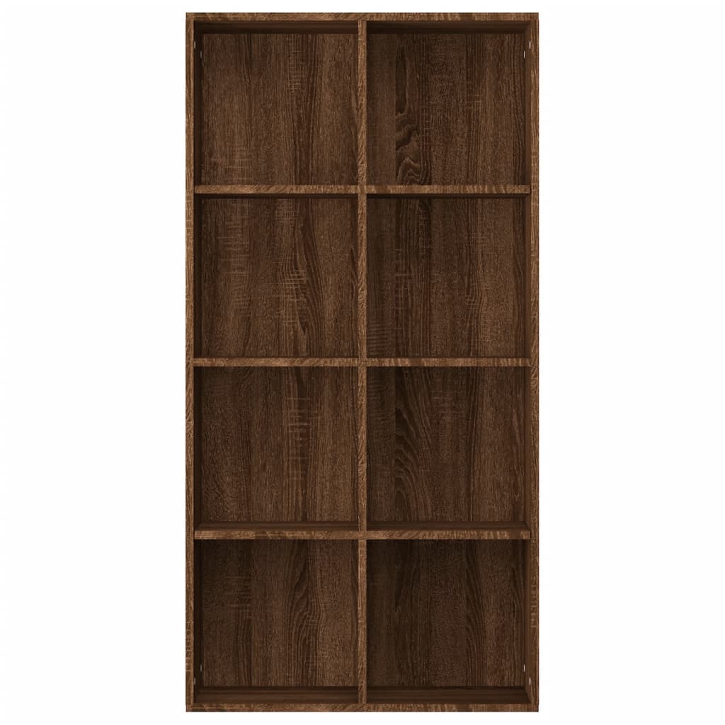 Libreria/Credenza Rovere Marrone 66X30X130 Cm Legno Multistrato