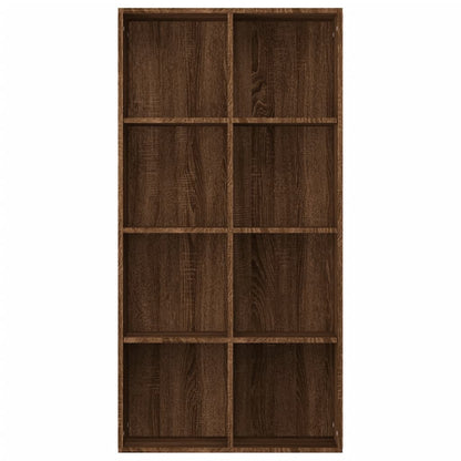 Libreria/Credenza Rovere Marrone 66X30X130 Cm Legno Multistrato