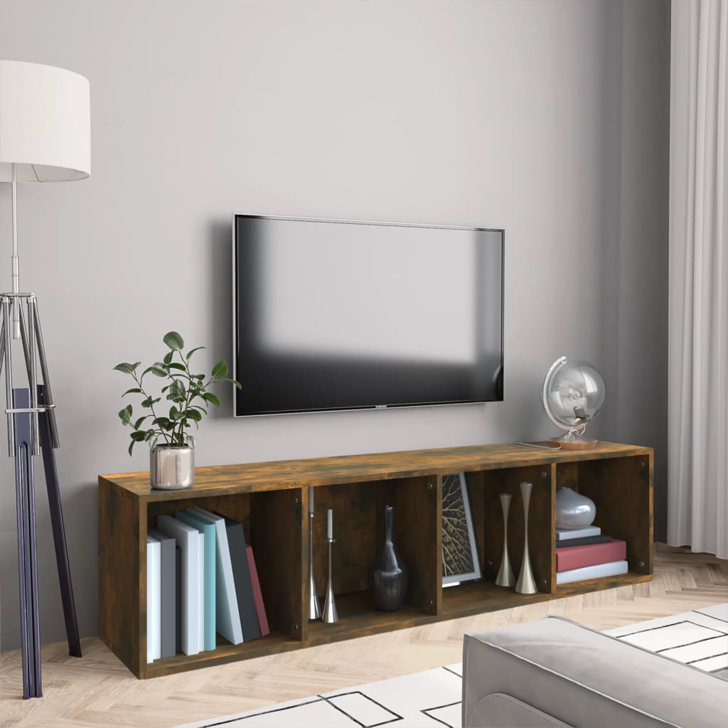 Libreria/Mobile Tv 36X30X143 Cm Legno Multistrato