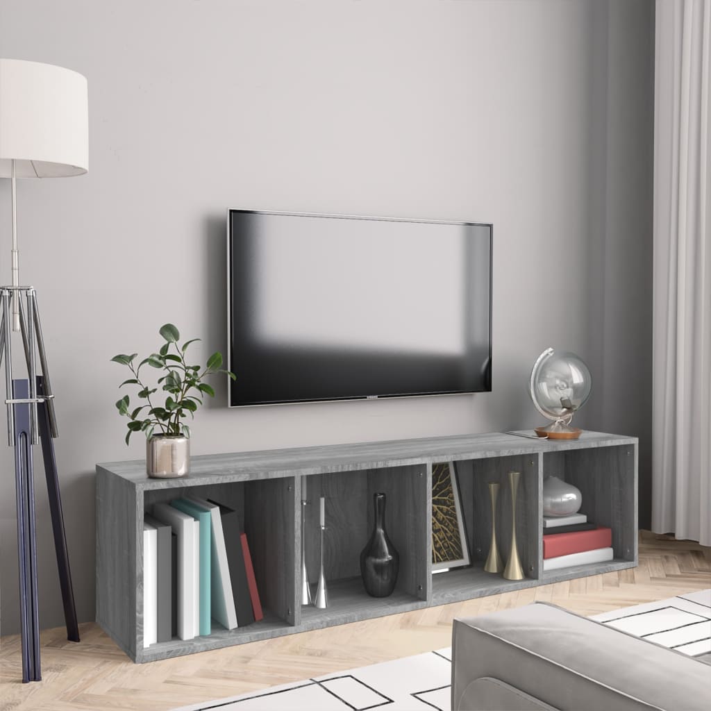 Libreria/Mobile Tv 36X30X143 Cm Legno Multistrato