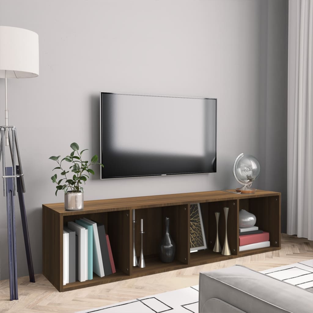 Libreria/Mobile Tv 36X30X143 Cm Legno Multistrato