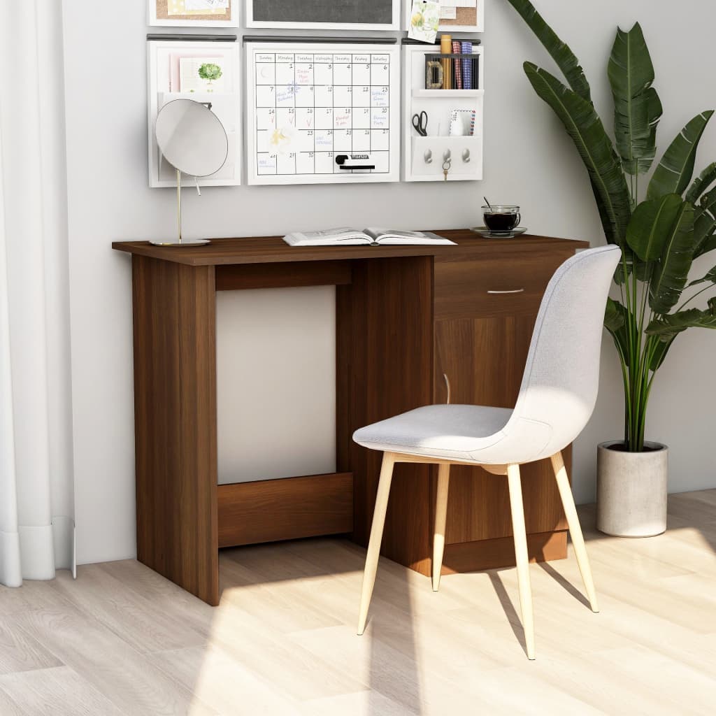 Scrivania 100X50X76 Cm In Legno Multistrato