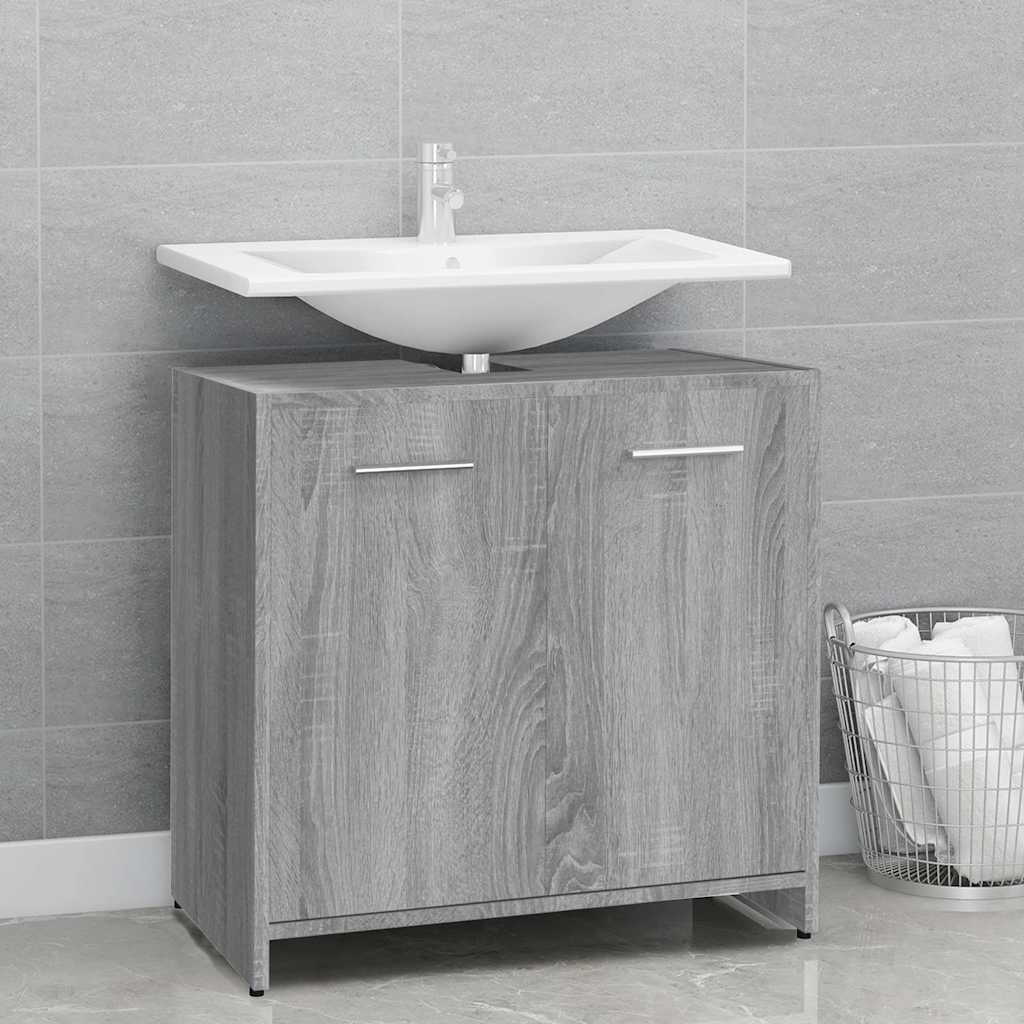 Mobile Lavabo Bagno 60X33X60 Cm Legno Multistrato