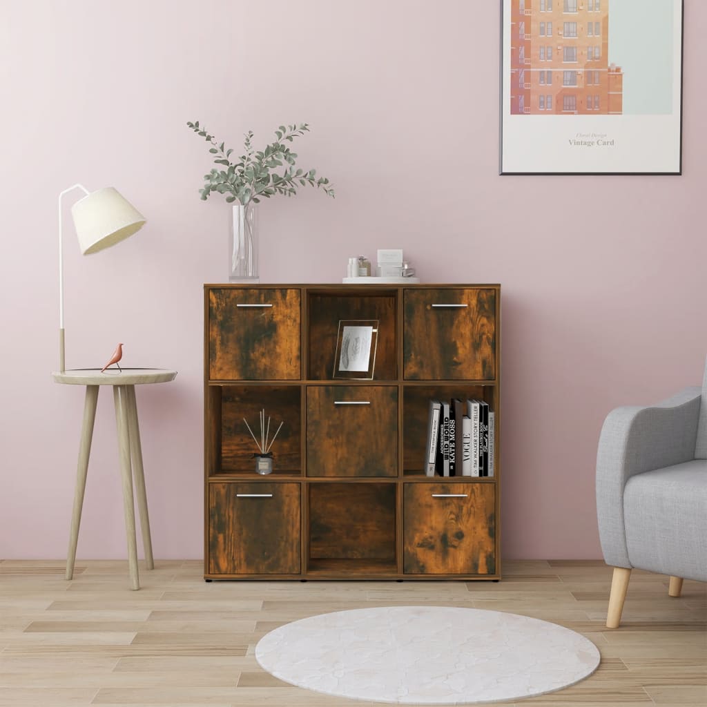 Libreria 90X28X90 Cm In Legno Multistrato