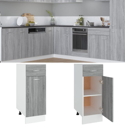 Mobile Pensile “Riga” 40X29,5X60 Cm Grigio Sonoma